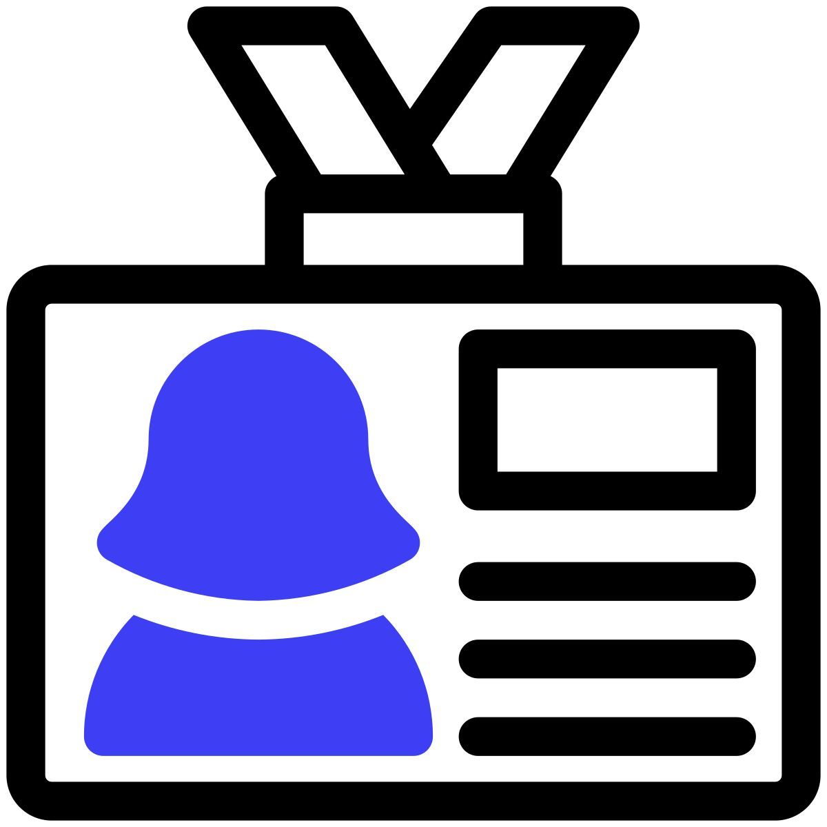 identity card icon