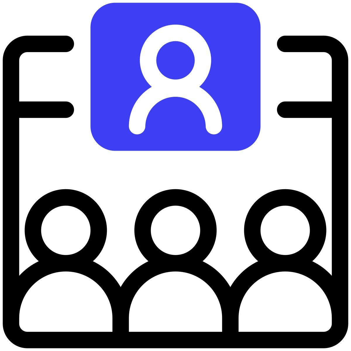 podium avec audience icon