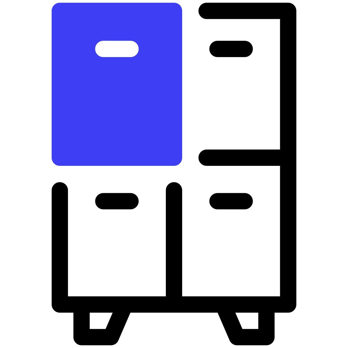 casiers pour bagages icon