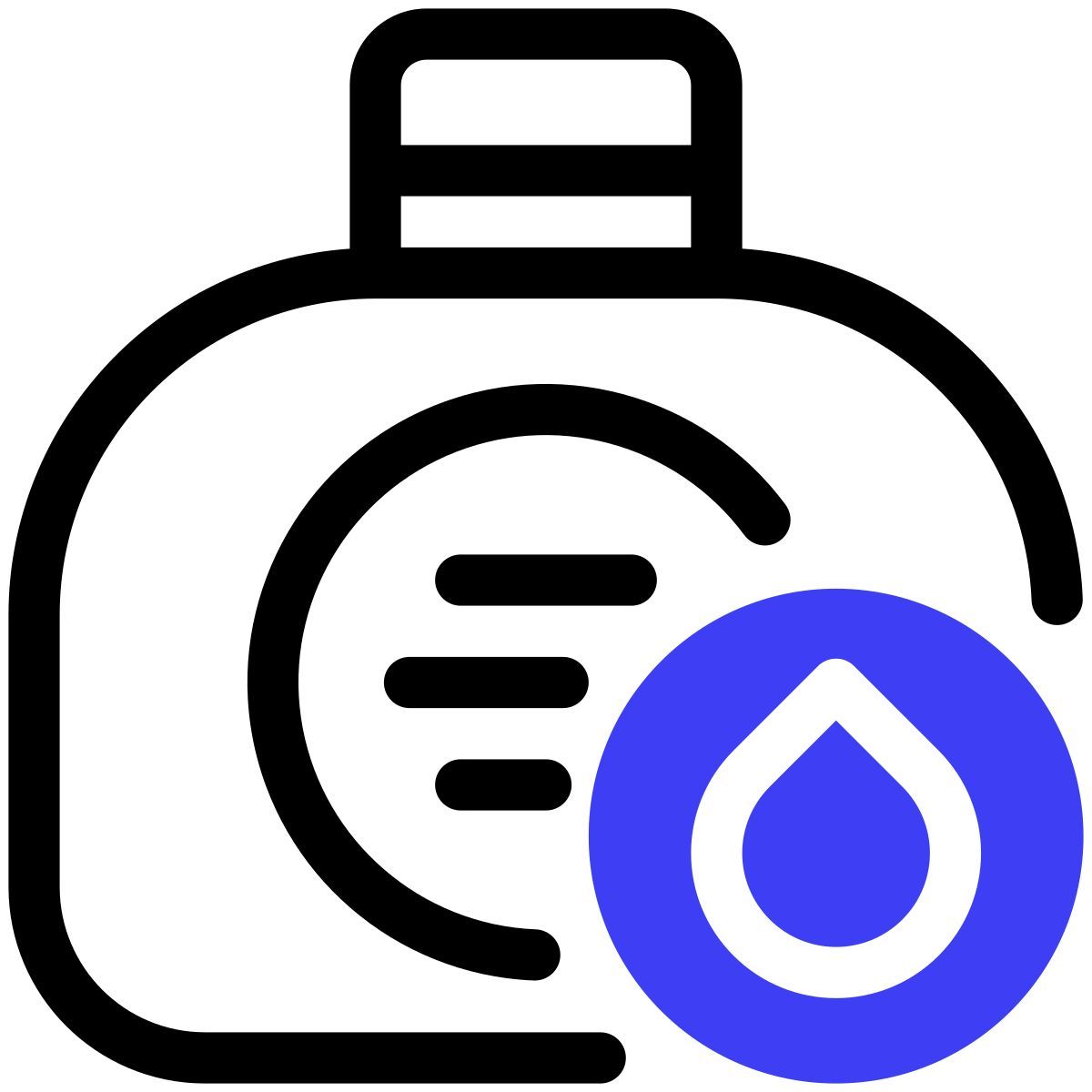 nail polish remover icon
