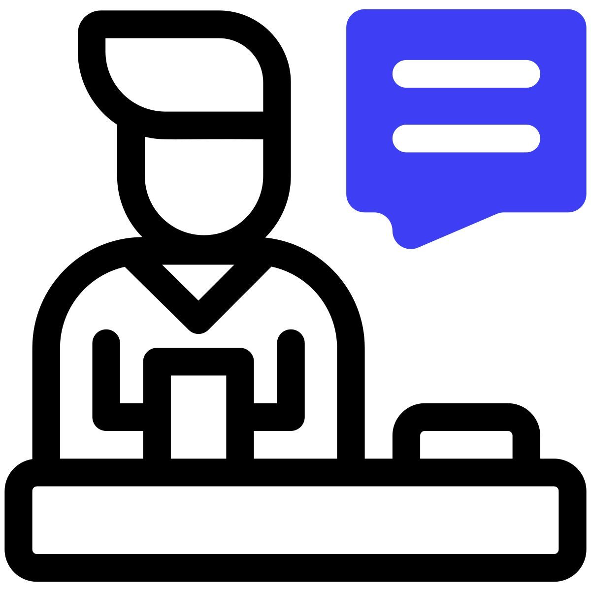 news anchor icon