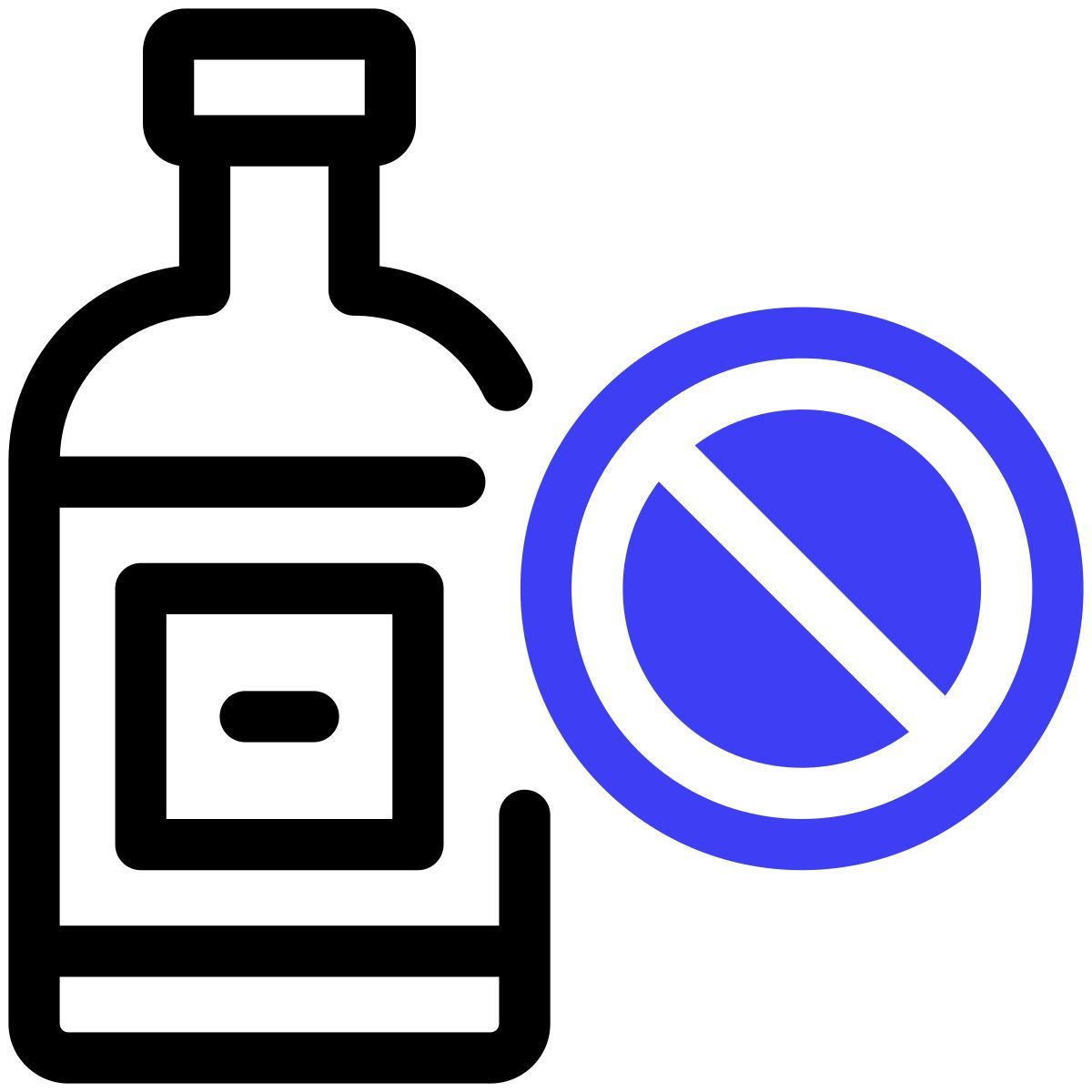 no alcohol icon