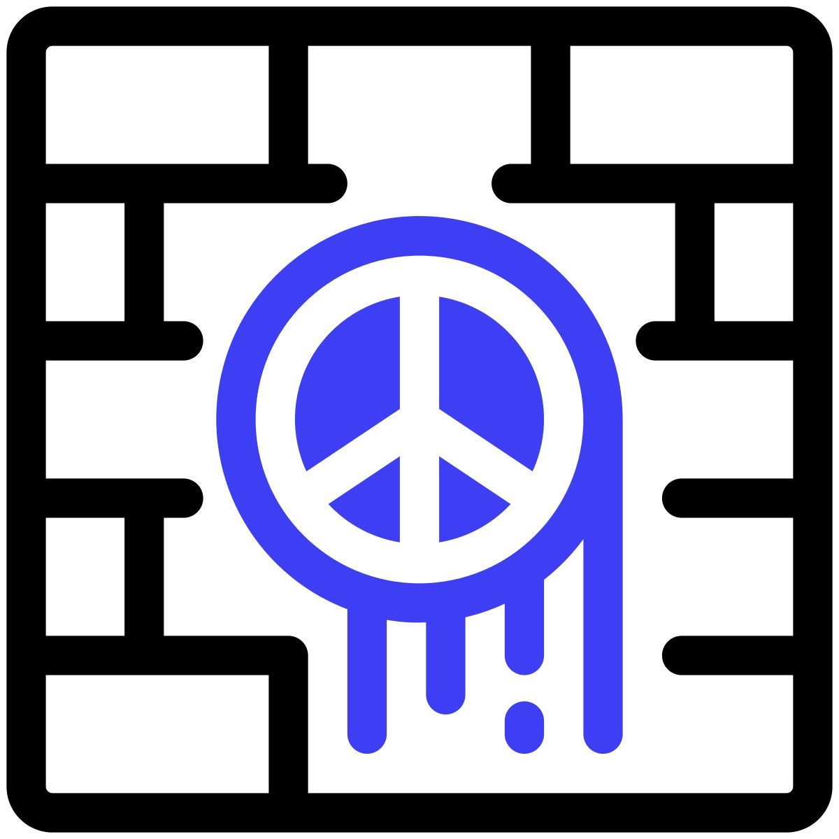 peace symbol icon