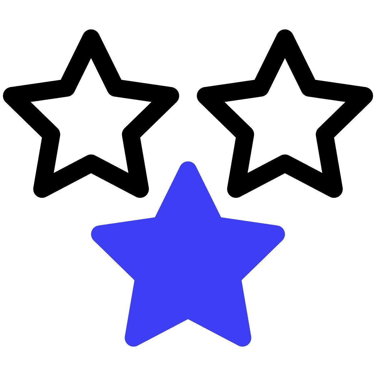 rating stars icon