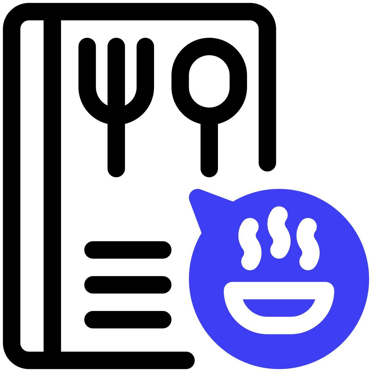 restaurant menu icon