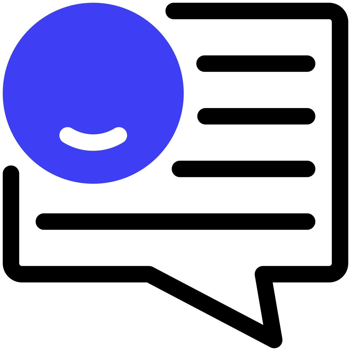 satisfied customer icon