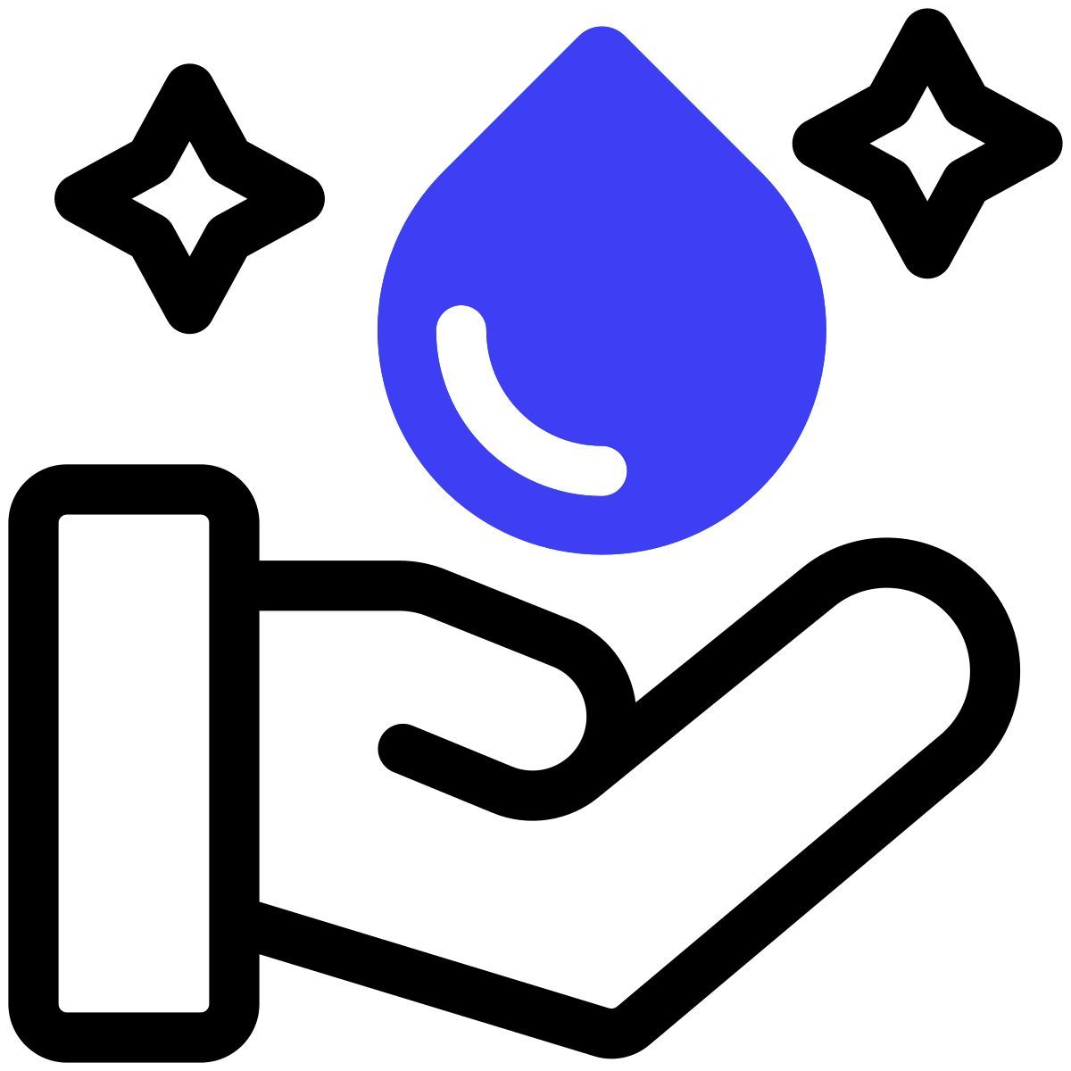 ahorrar agua icon