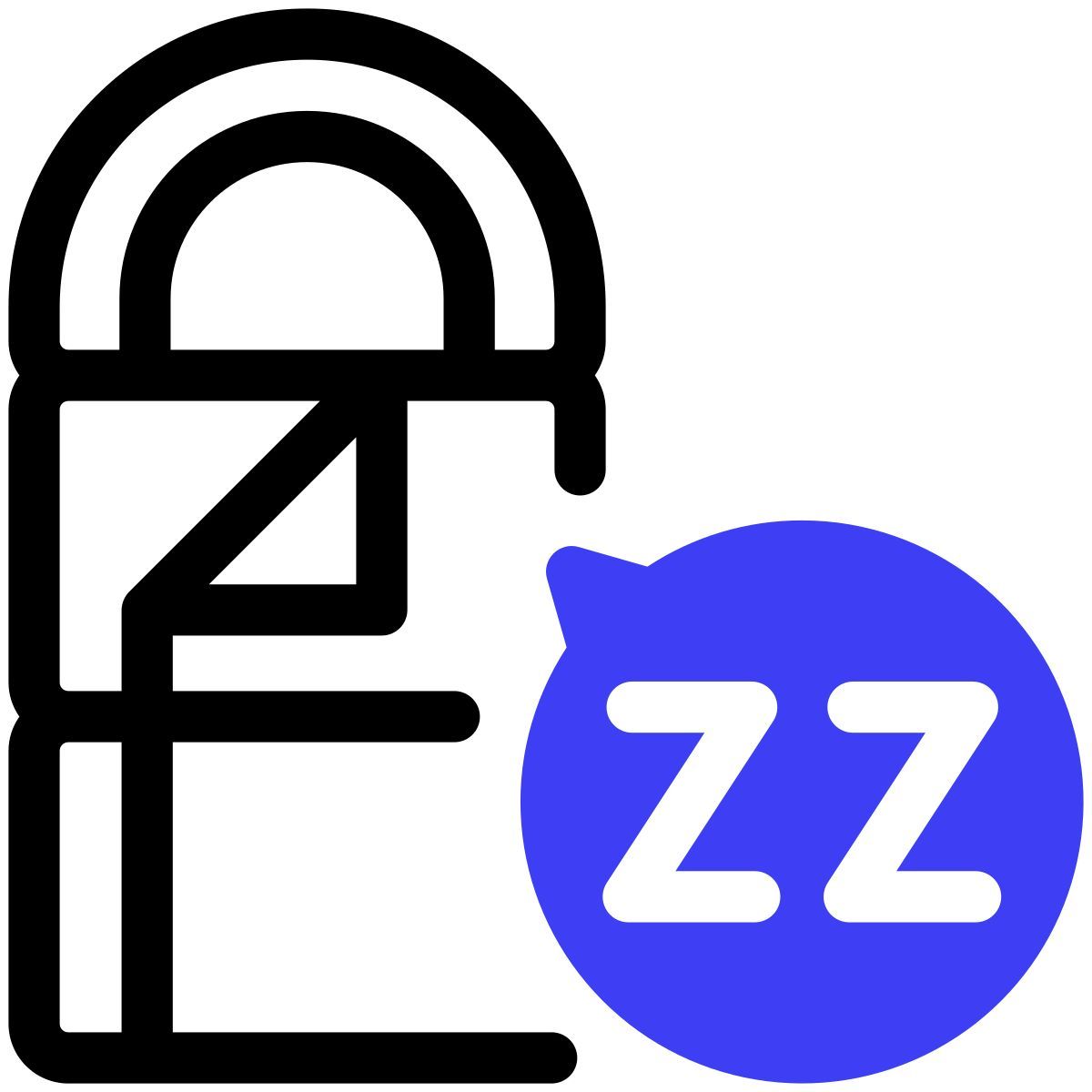sleeping bag icon