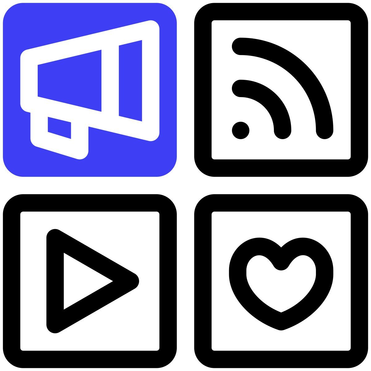 social media marketing icon