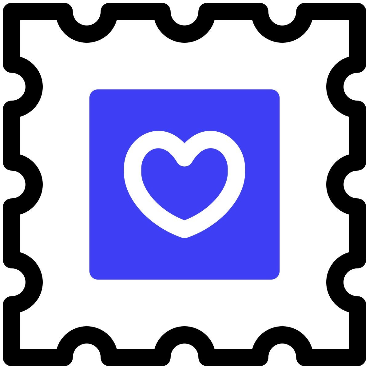 stempel ansicht von unten icon