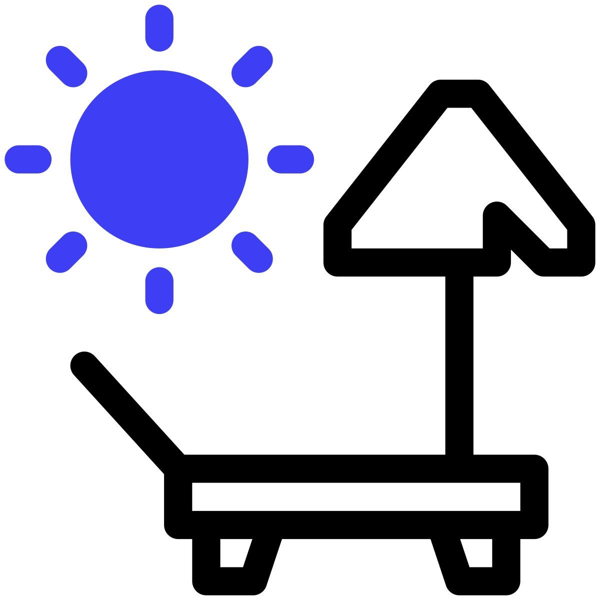 sunbed icon