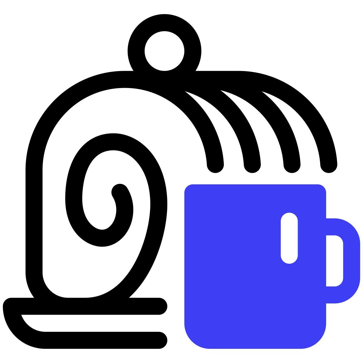 swiss roll icon