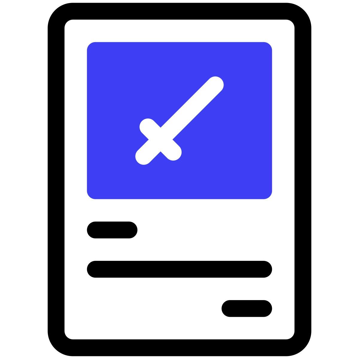 trading card icon