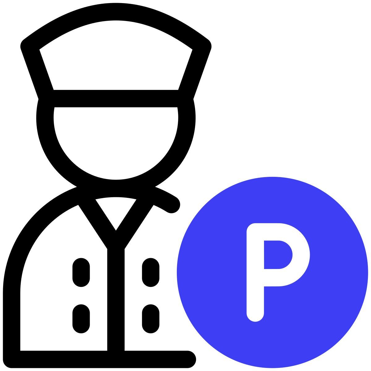 valet parking icon