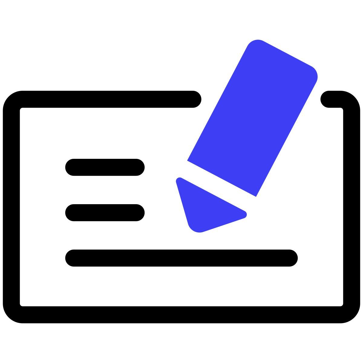 write icon