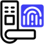 external door-handle-domotics-home-inipagistudio-mixed-inipagistudio icon