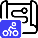 external Downhill-Mountain-Biking-Route-downhill-mountain-biking-inipagistudio-mixed-inipagistudio icon