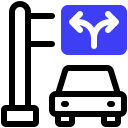 external road-sign-tollway-inipagistudio-mixed-inipagistudio icon