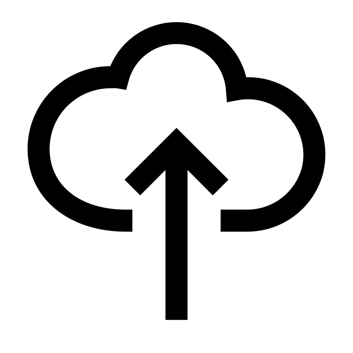 cloud uploading icon