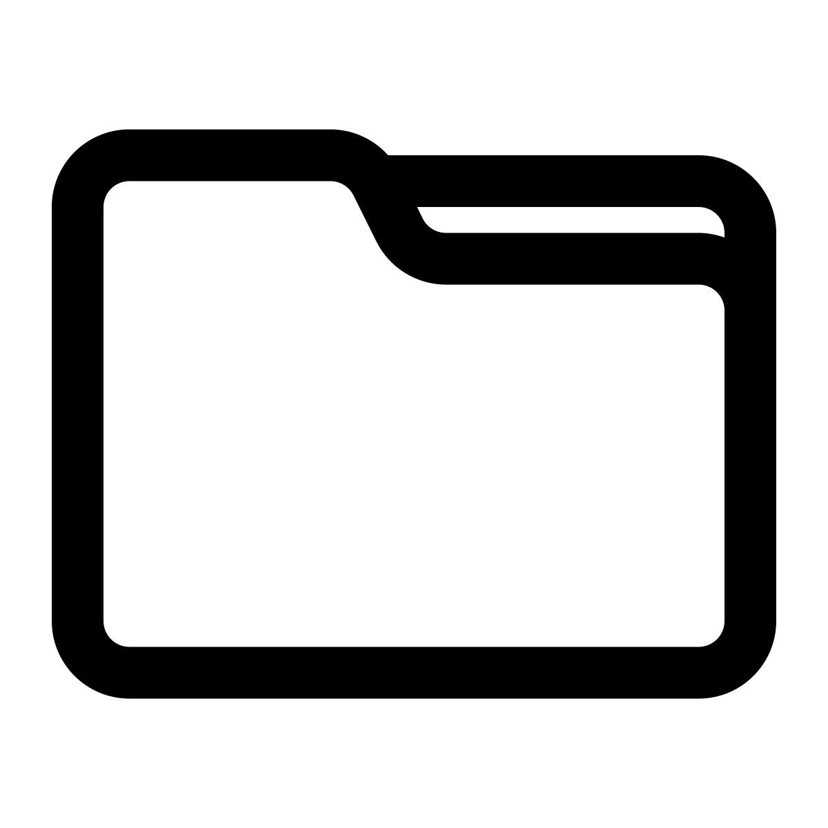 Pasta vazia icon