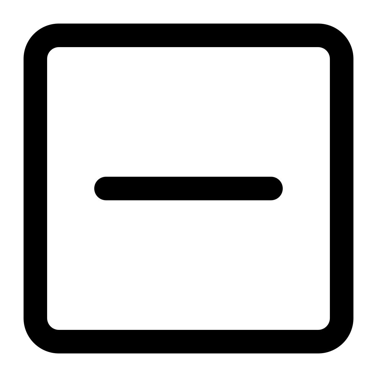 minus icon