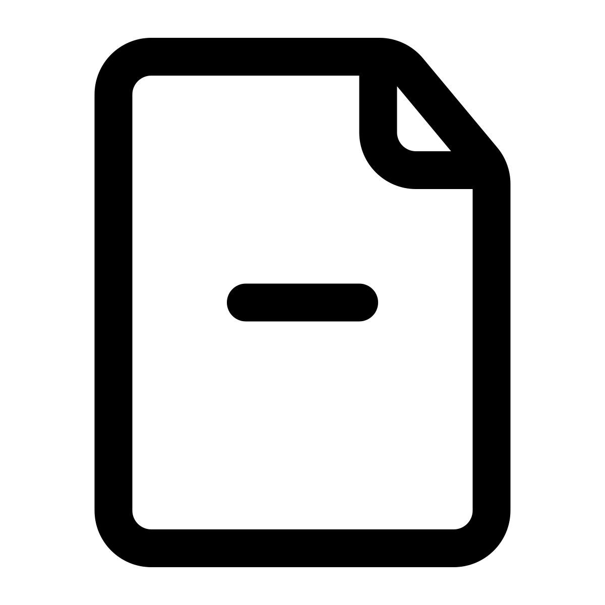 minus symbol icon