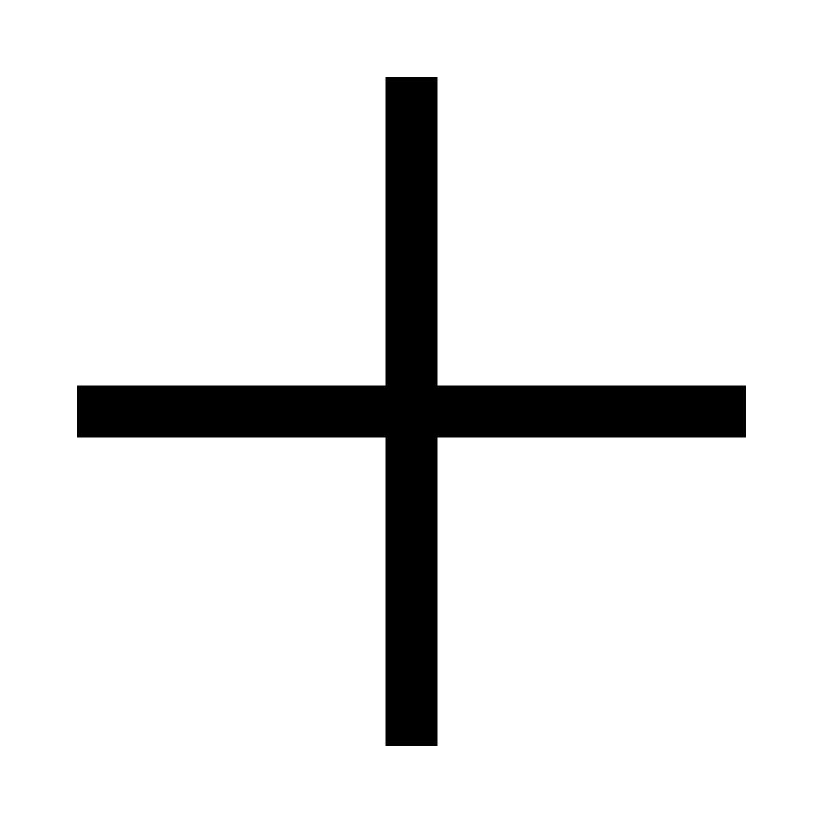 plus sign icon