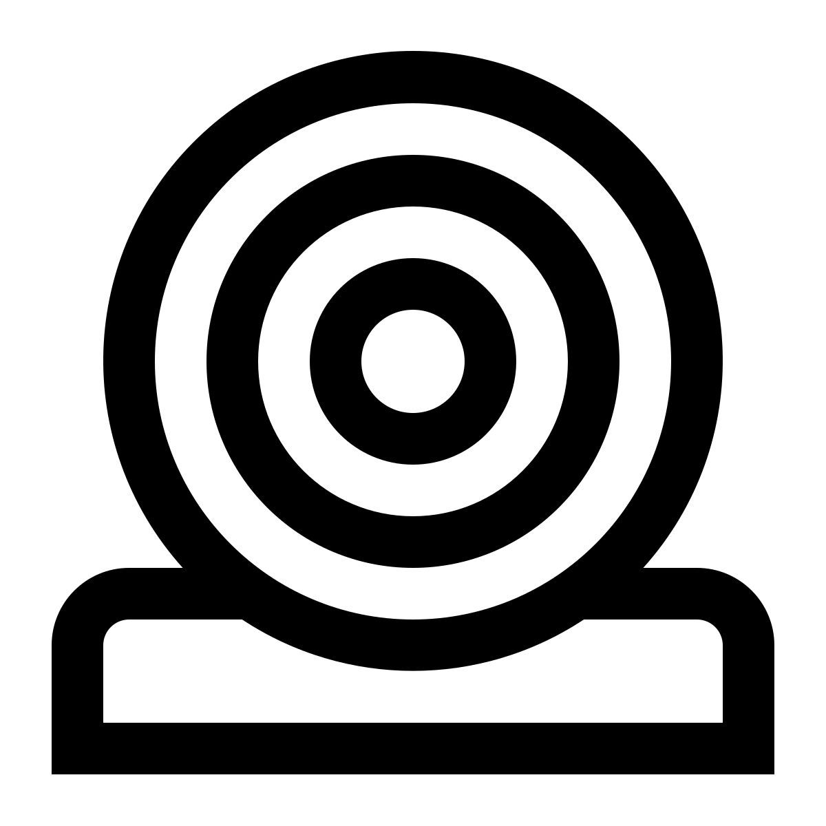 round webcam icon