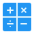 external calculate-finance-and-accounting-inkubators-blue-inkubators icon