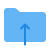 external upload-file-internet-of-things-inkubators-blue-inkubators icon