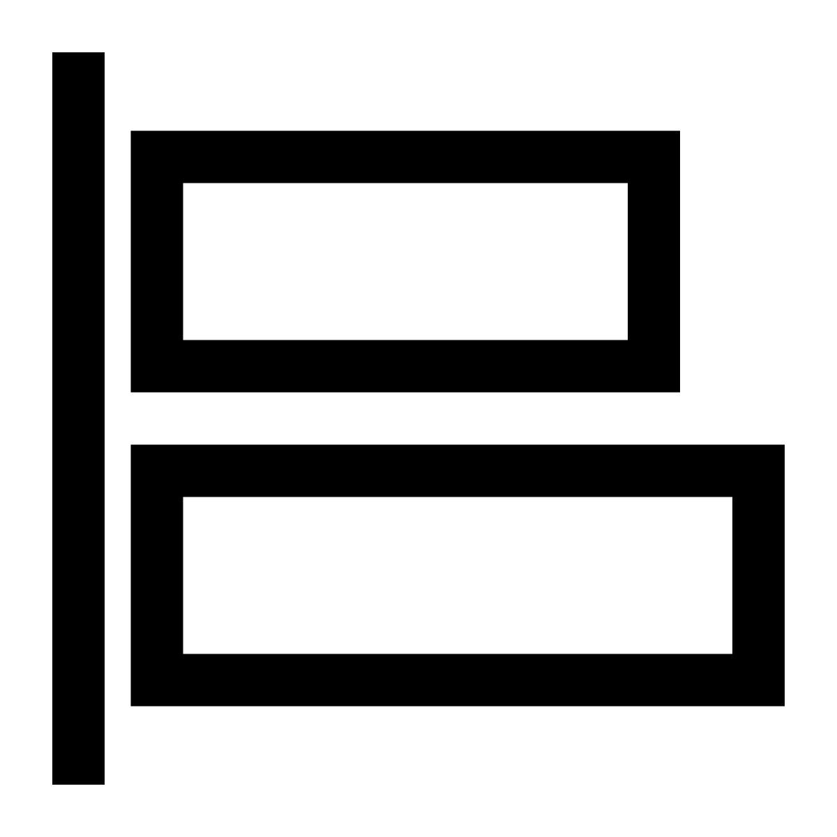align left icon