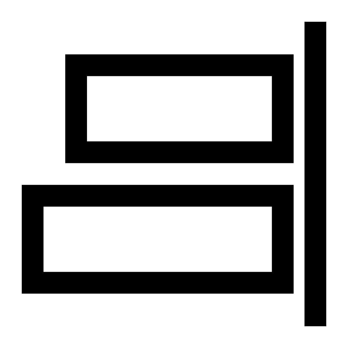 align right icon