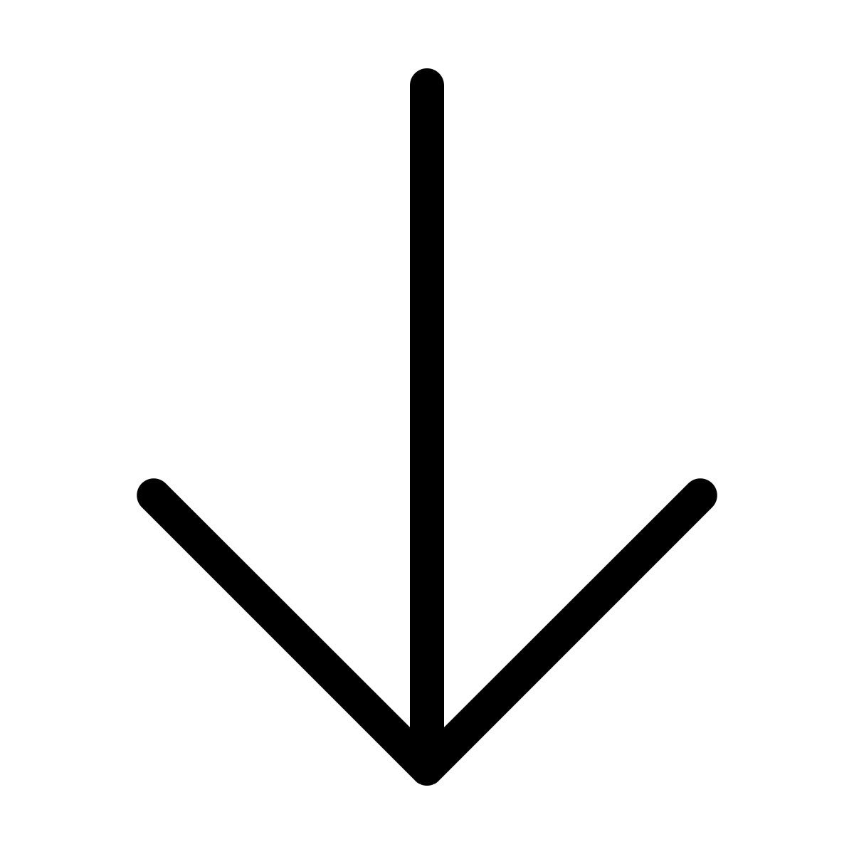 down arrow icon