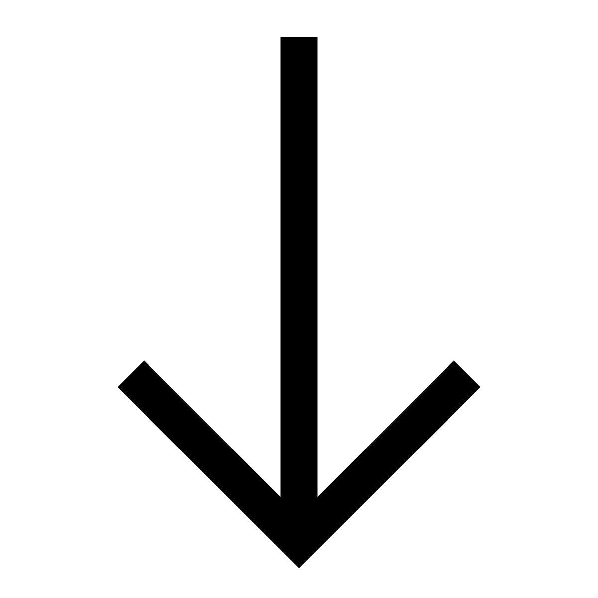 down arrow icon