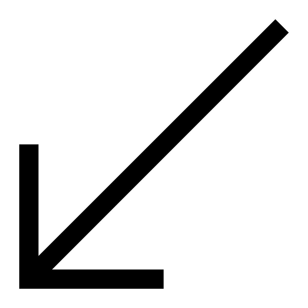 down arrow icon