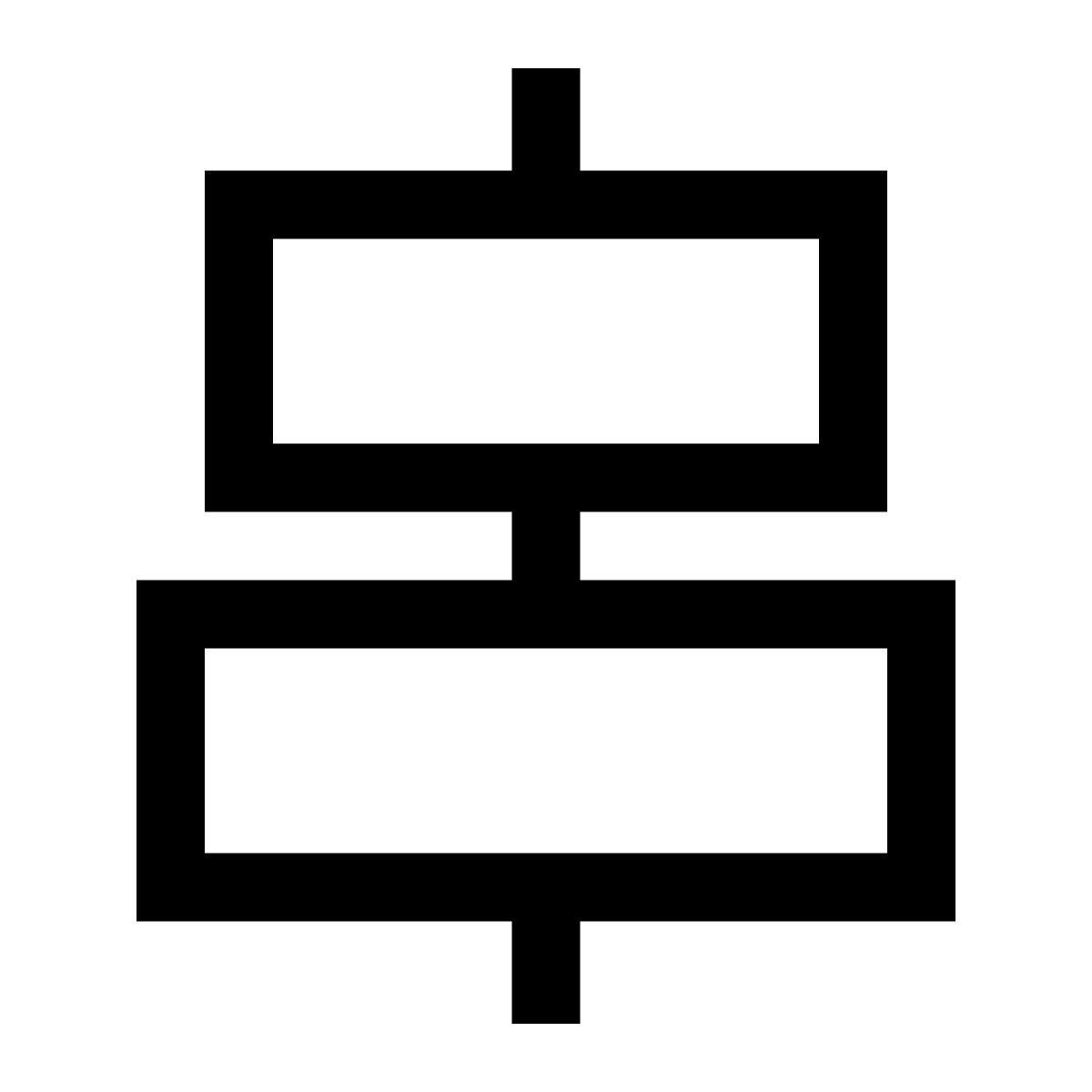 horizontal alignment icon