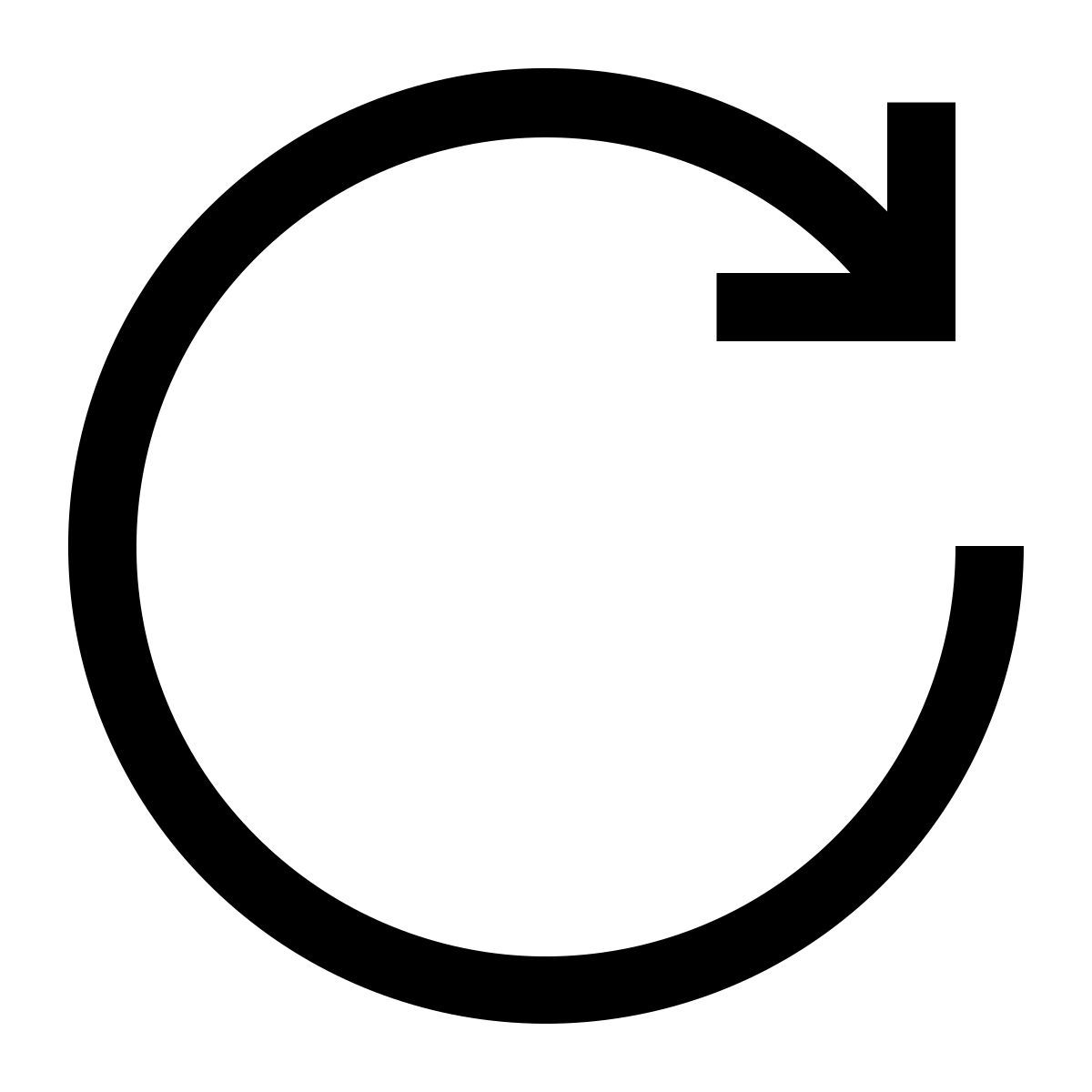 rotate right icon