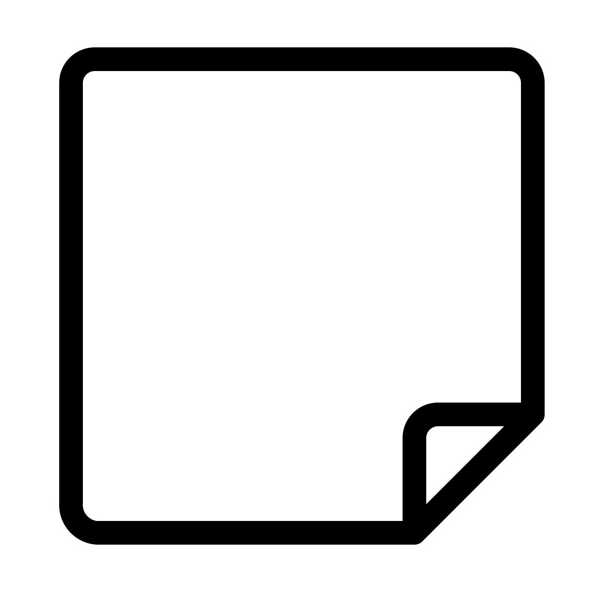 sticky note icon