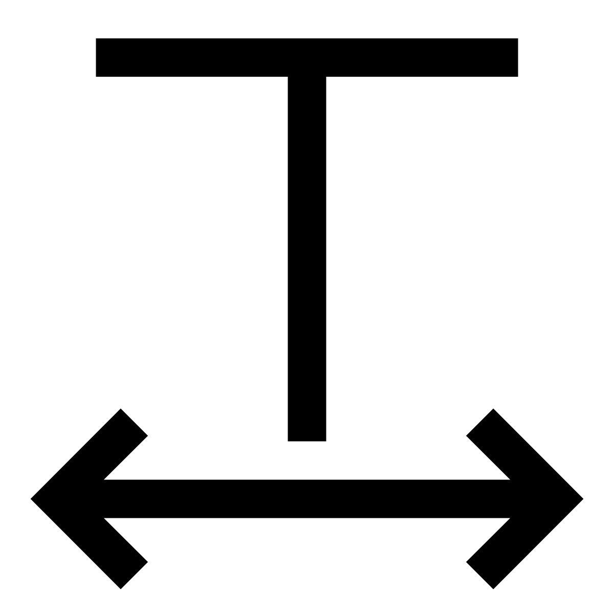 text spacing icon