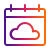external cloud-calendar-and-date-inkubators-gradient-inkubators icon