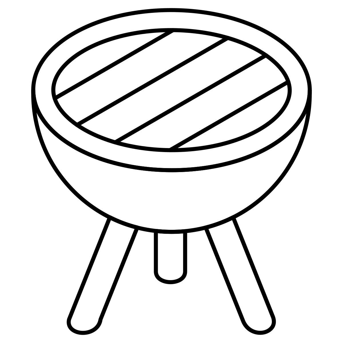 bbq stove icon