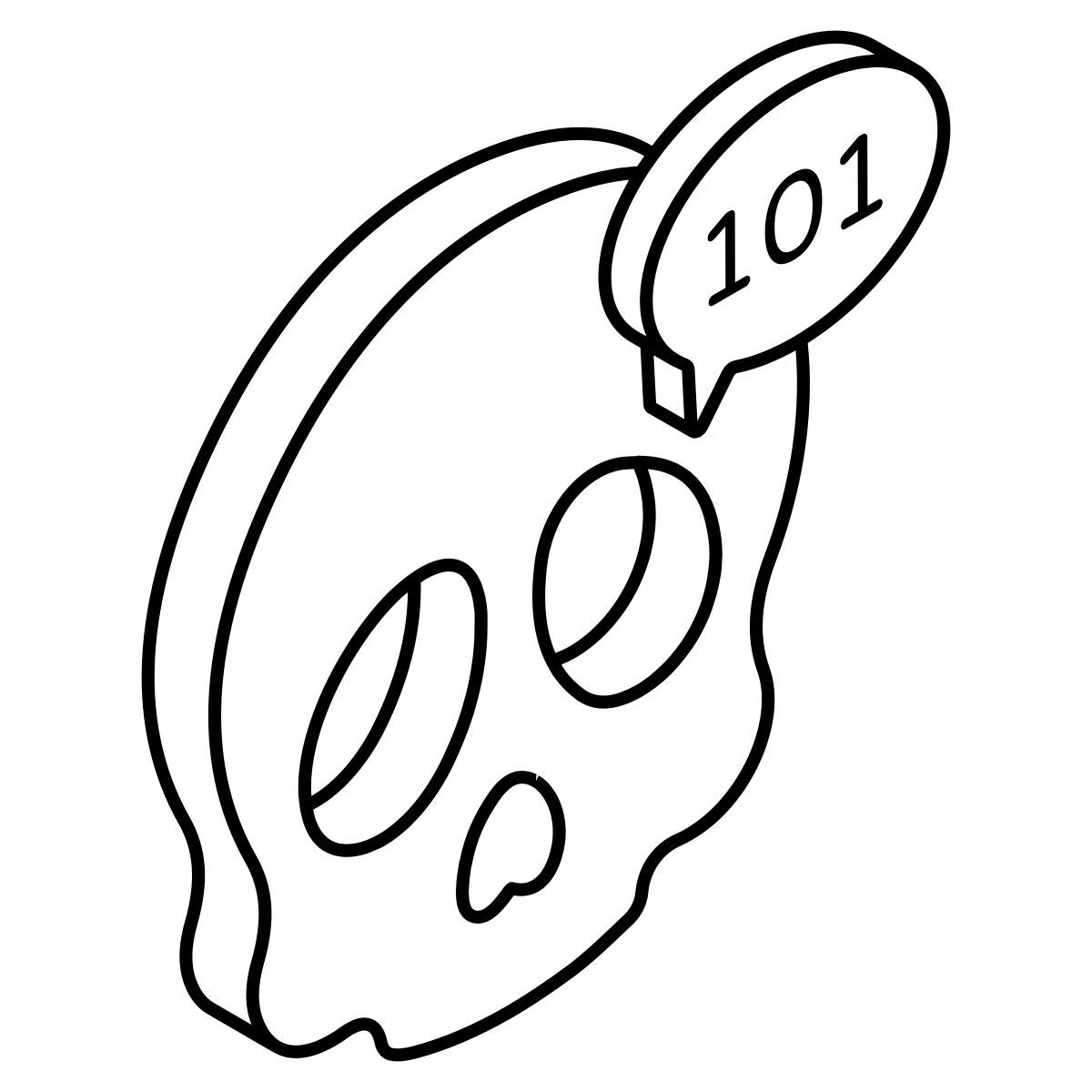 hacking de dados binários icon