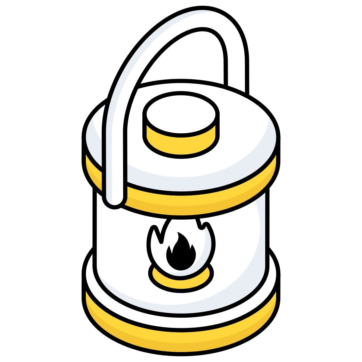 camping lamp icon