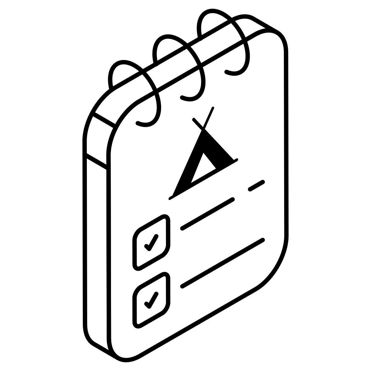 camping list icon