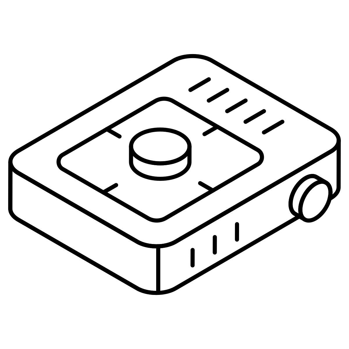 camping stove icon