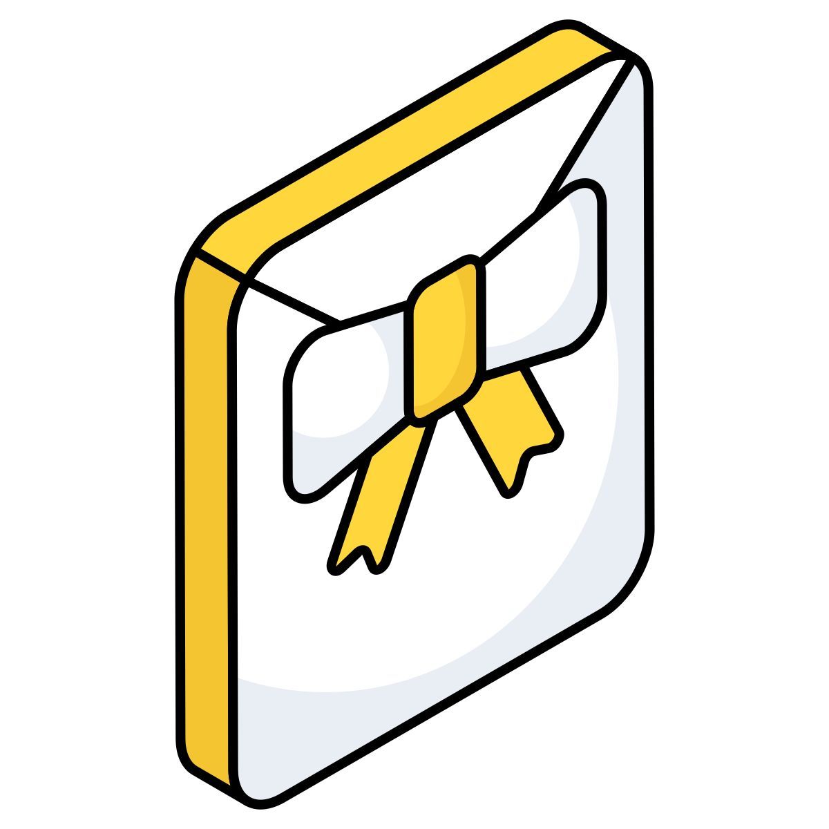 christmas gift envelope icon