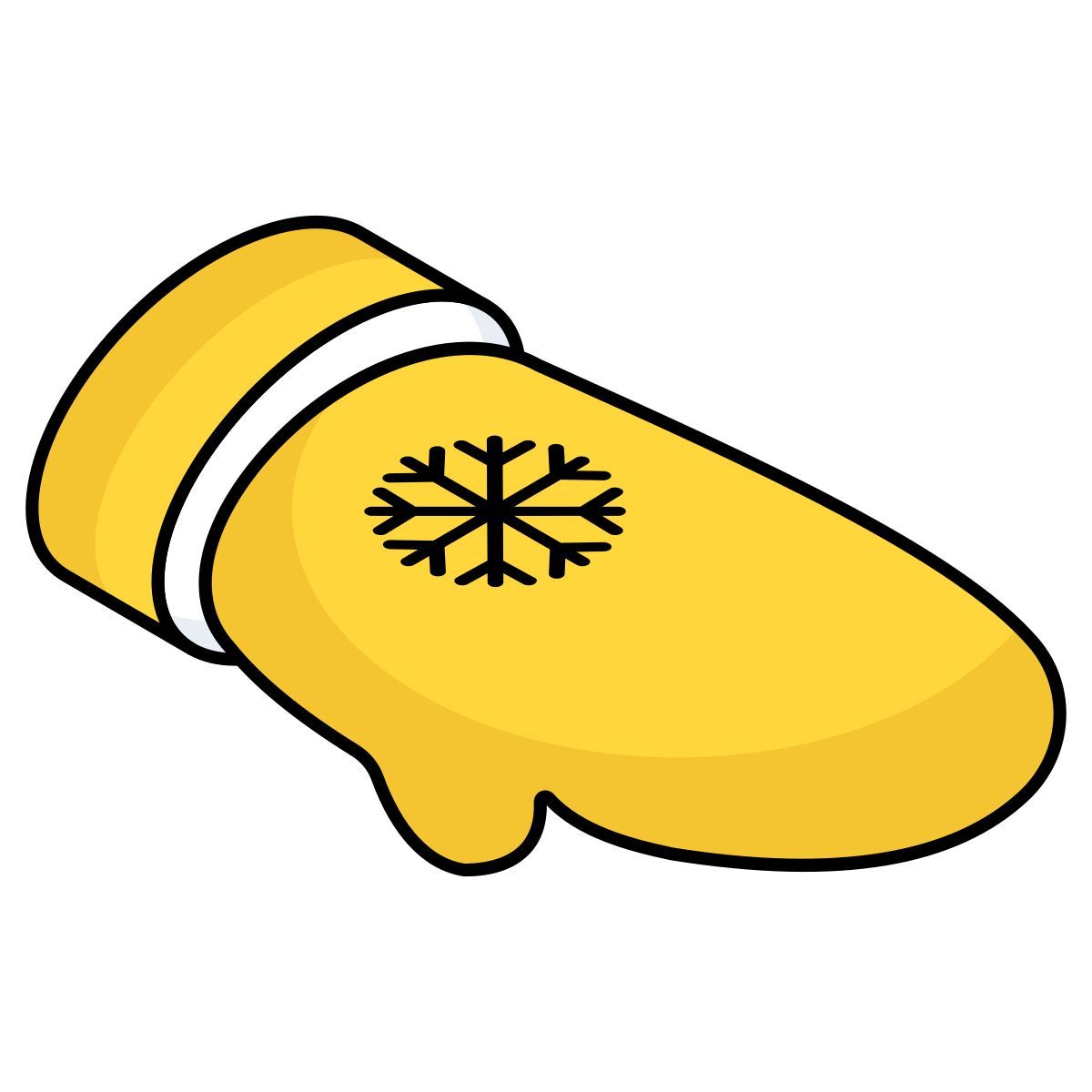 christmas mitten icon