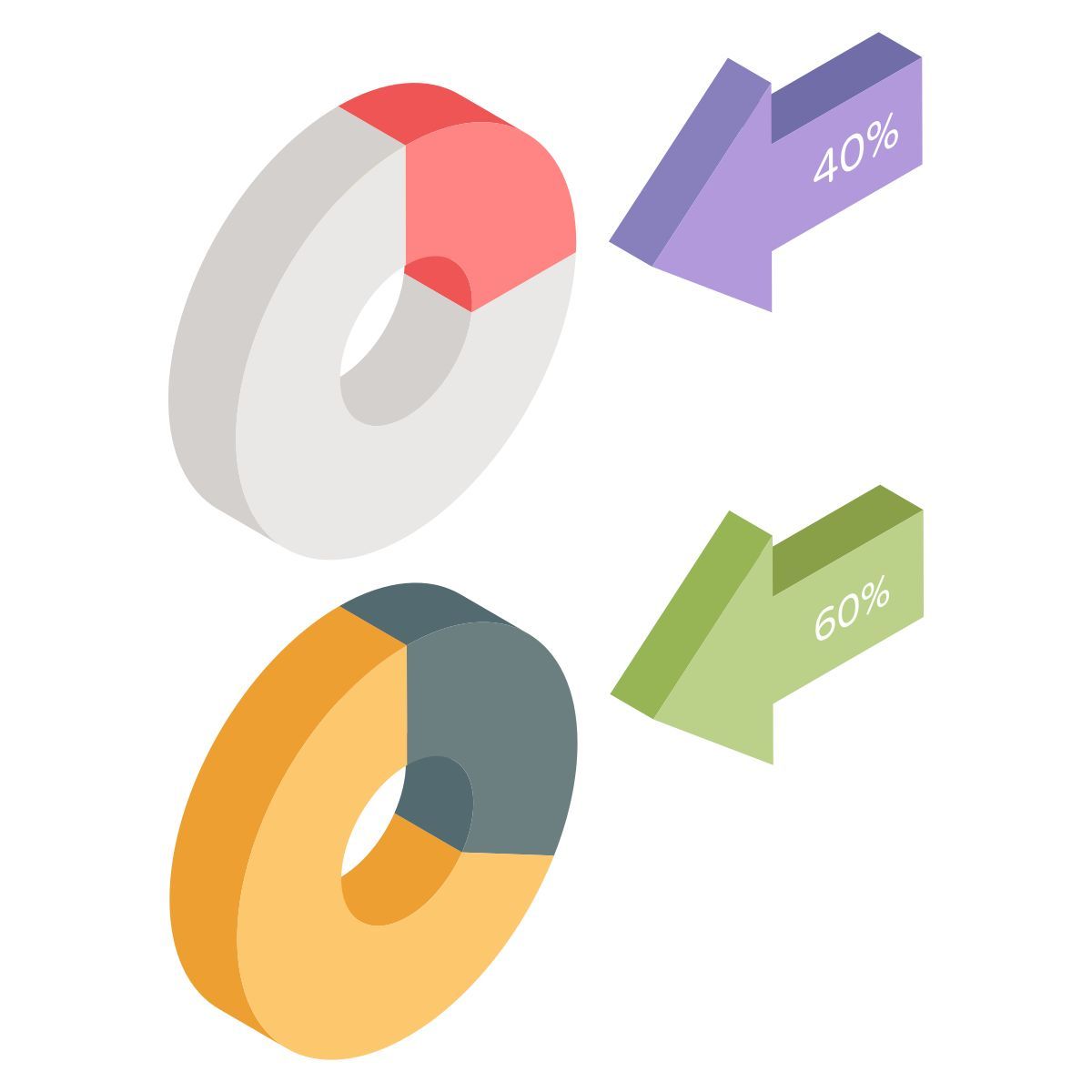 grafico circolare icon