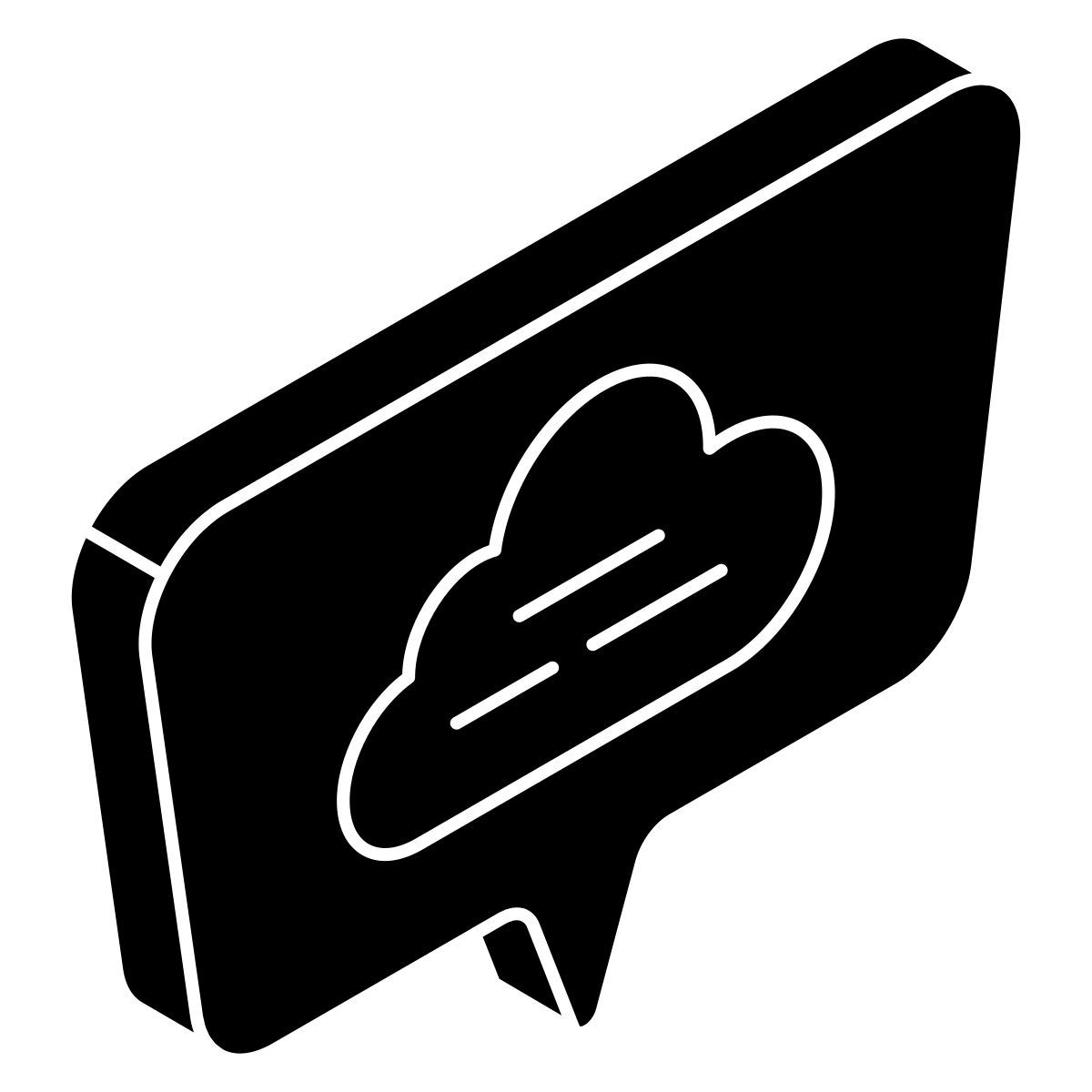 bate papo na nuvem icon