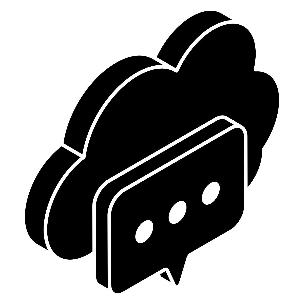 bate papo na nuvem icon